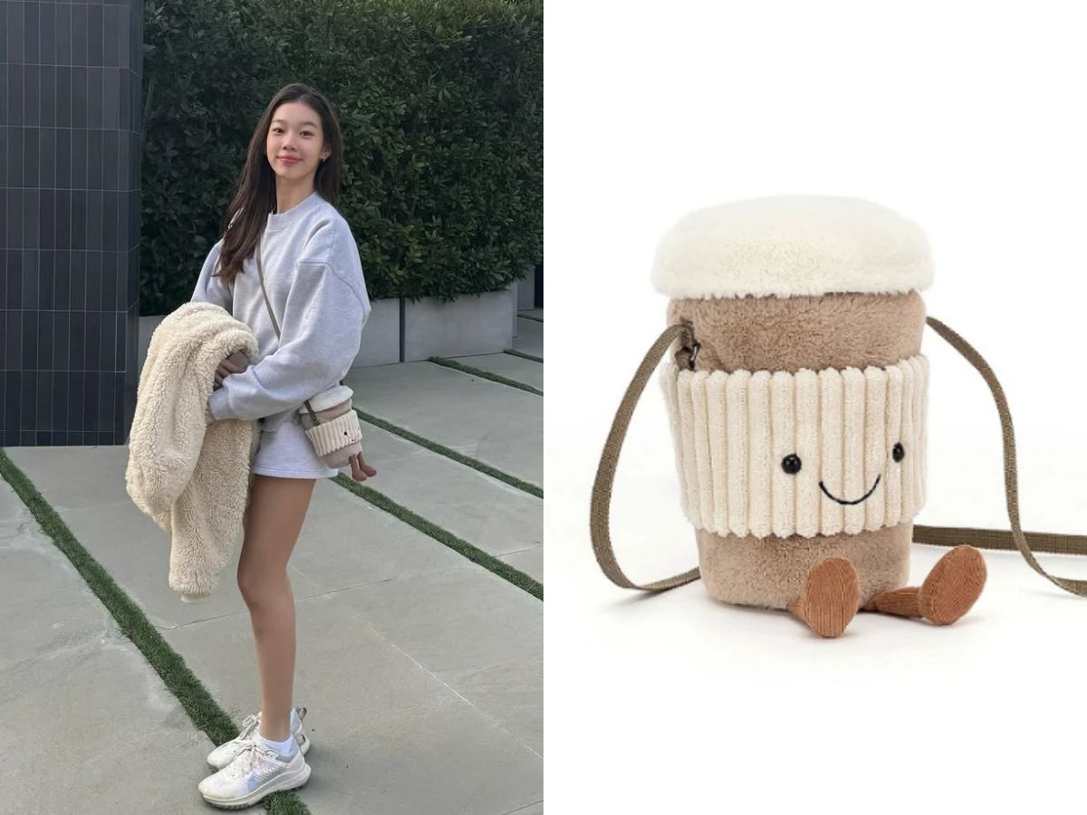 郭台銘、曾馨瑩女兒妞妞也到場支持！巴恩風穿搭配 Miu Miu 包