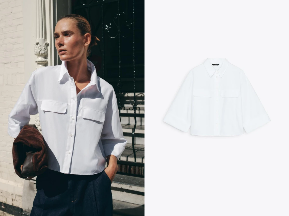 短版牛津襯衫，NT.1,190&rarr;NT.714