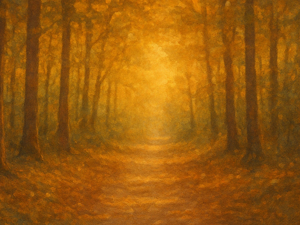 選A圖：金色森林小徑&mdash;&mdash;你有「貴人福」