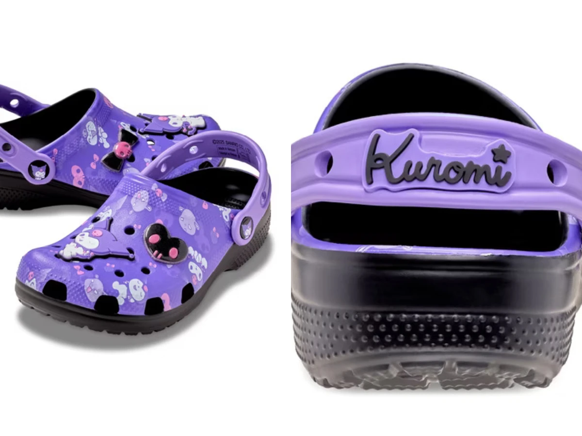 少女感特色鞋款推薦｜Crocs x SANRIO KUROMI聯乘系列