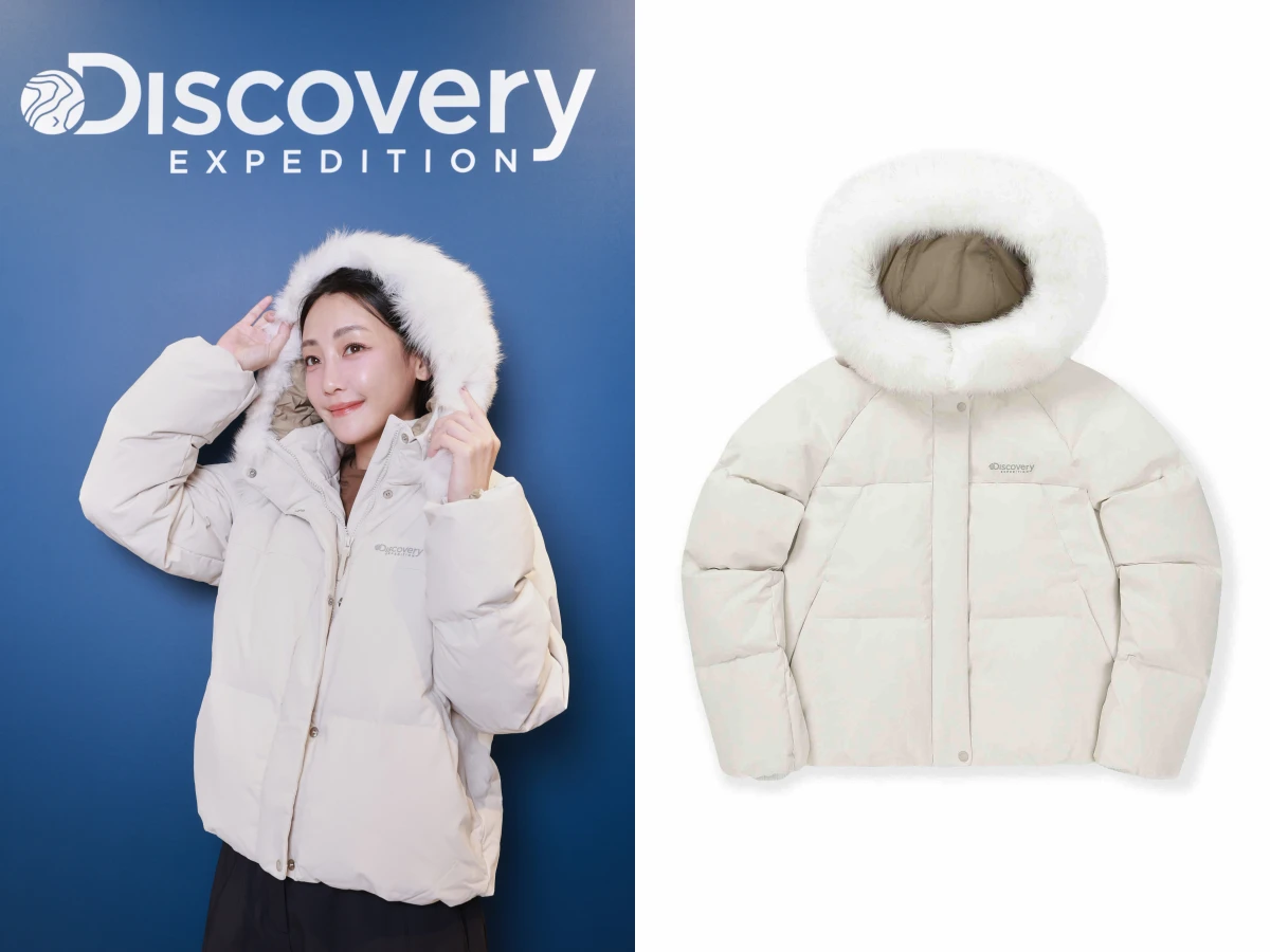 換季大降溫！謝欣穎「洋蔥式穿搭」短版羽絨外套輕盈又好活動