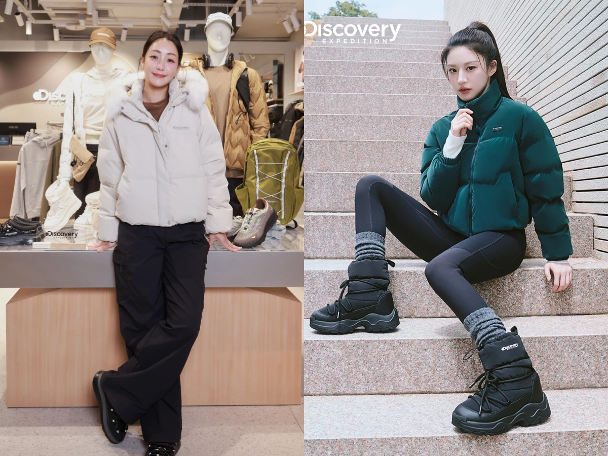 換季大降溫！謝欣穎「洋蔥式穿搭」短版羽絨外套輕盈又好活動