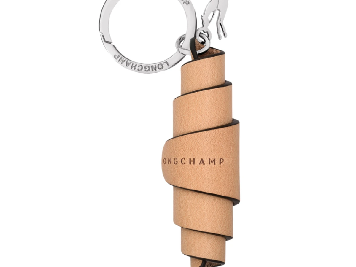名牌包款吊飾推薦｜LONGCHAMP Key ring Vegetal Leather