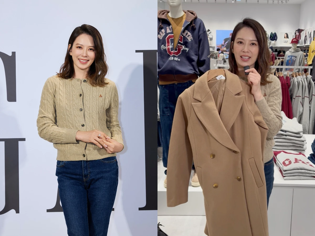 Melody秋冬衣櫃公開！Gap開襟衫到喇叭褲，靠「上厚下薄」比例立刻變好看