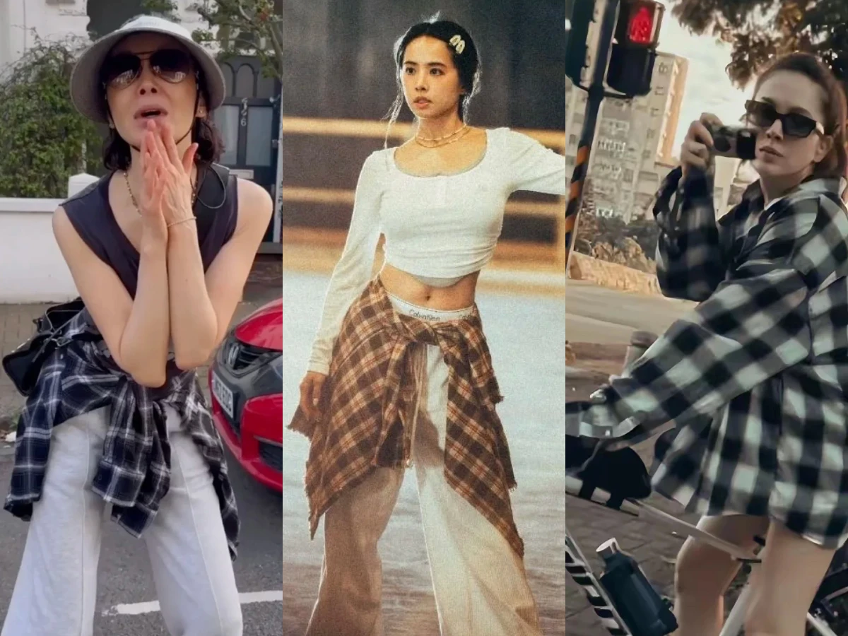 法蘭絨襯衫穿搭女生靈感：跟著蔡依林、許瑋甯、張曼玉，尺寸挑大兩號百搭又顯瘦