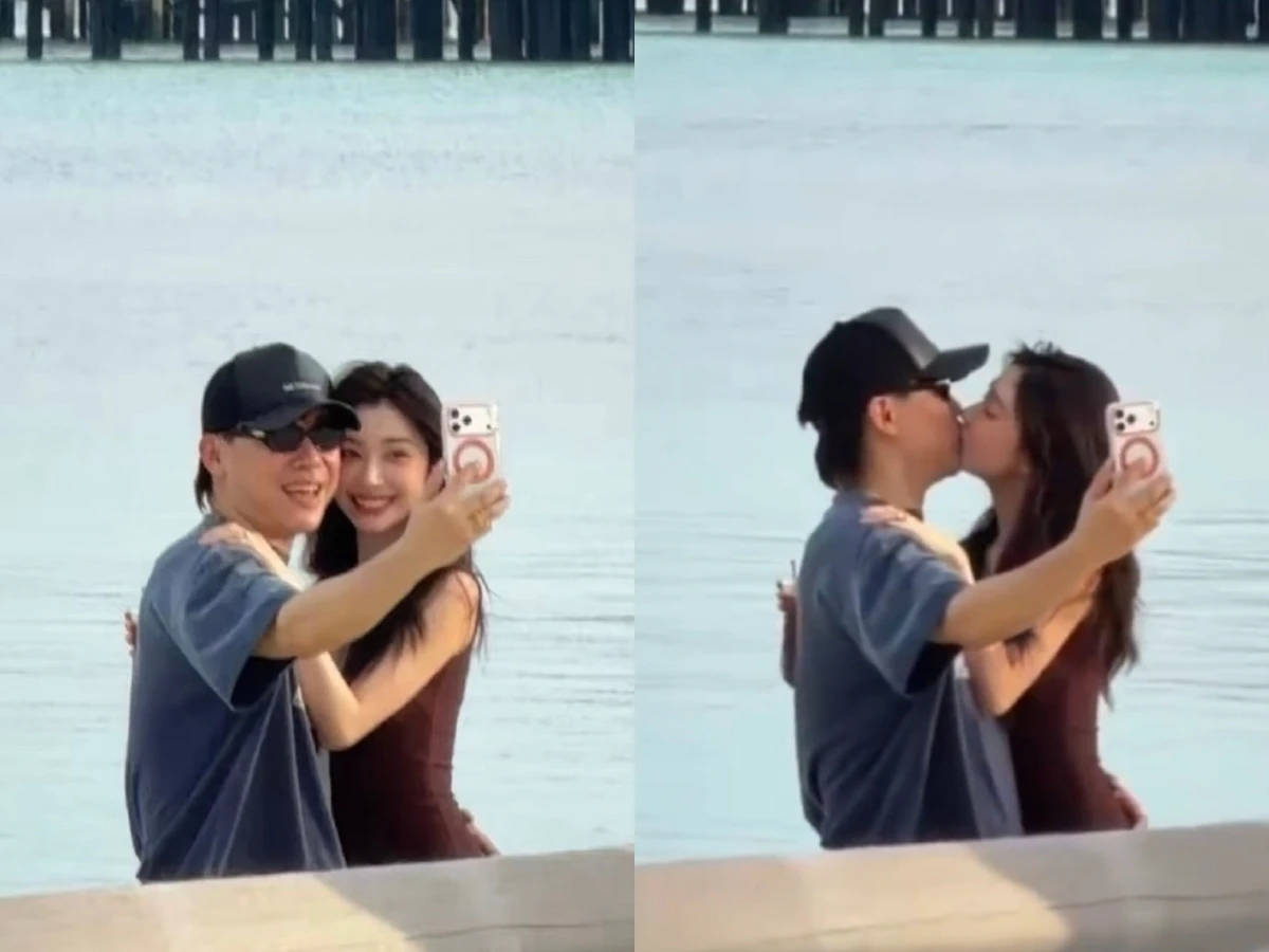 胡彥斌、易夢玲「海邊擁吻」戀情全曝光