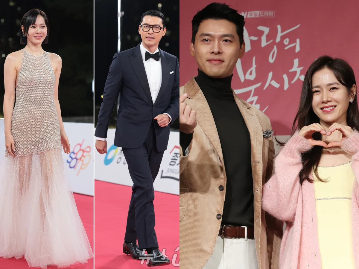 孫藝珍穿婚紗挽玄彬奪青龍獎大獎