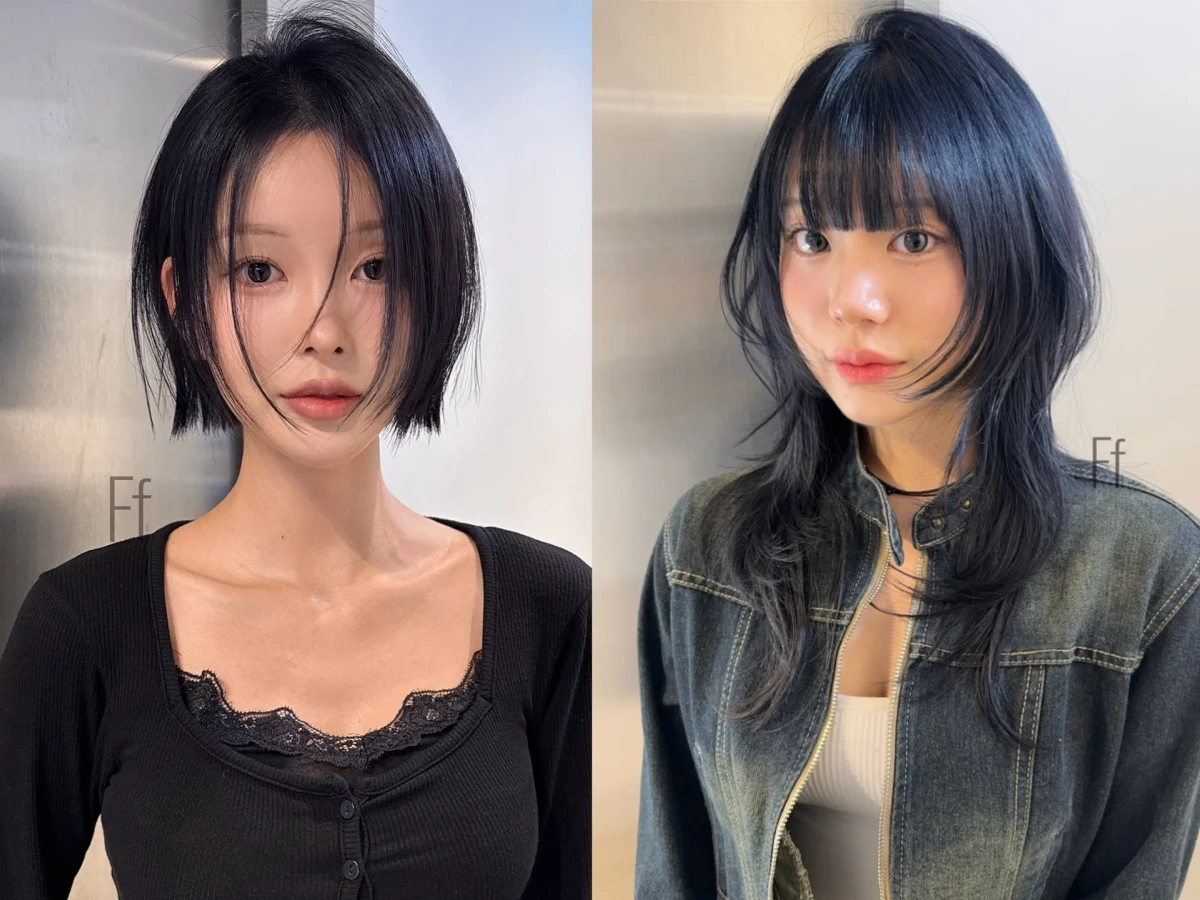 天蠍座 &times; 午夜藍黑髮色