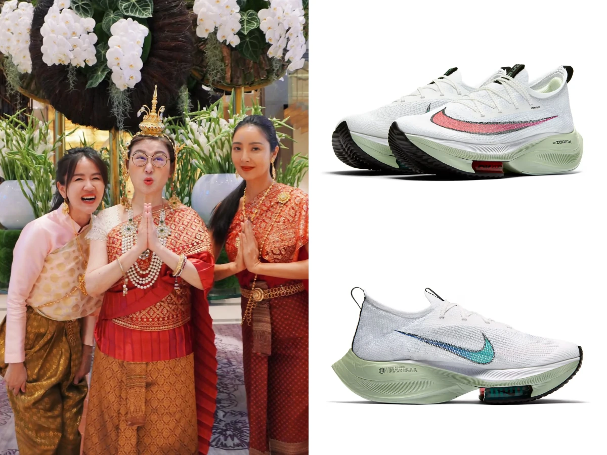 有一種友誼叫做陳美鳳和藍心湄!泰國生日行小白鞋同款搜出