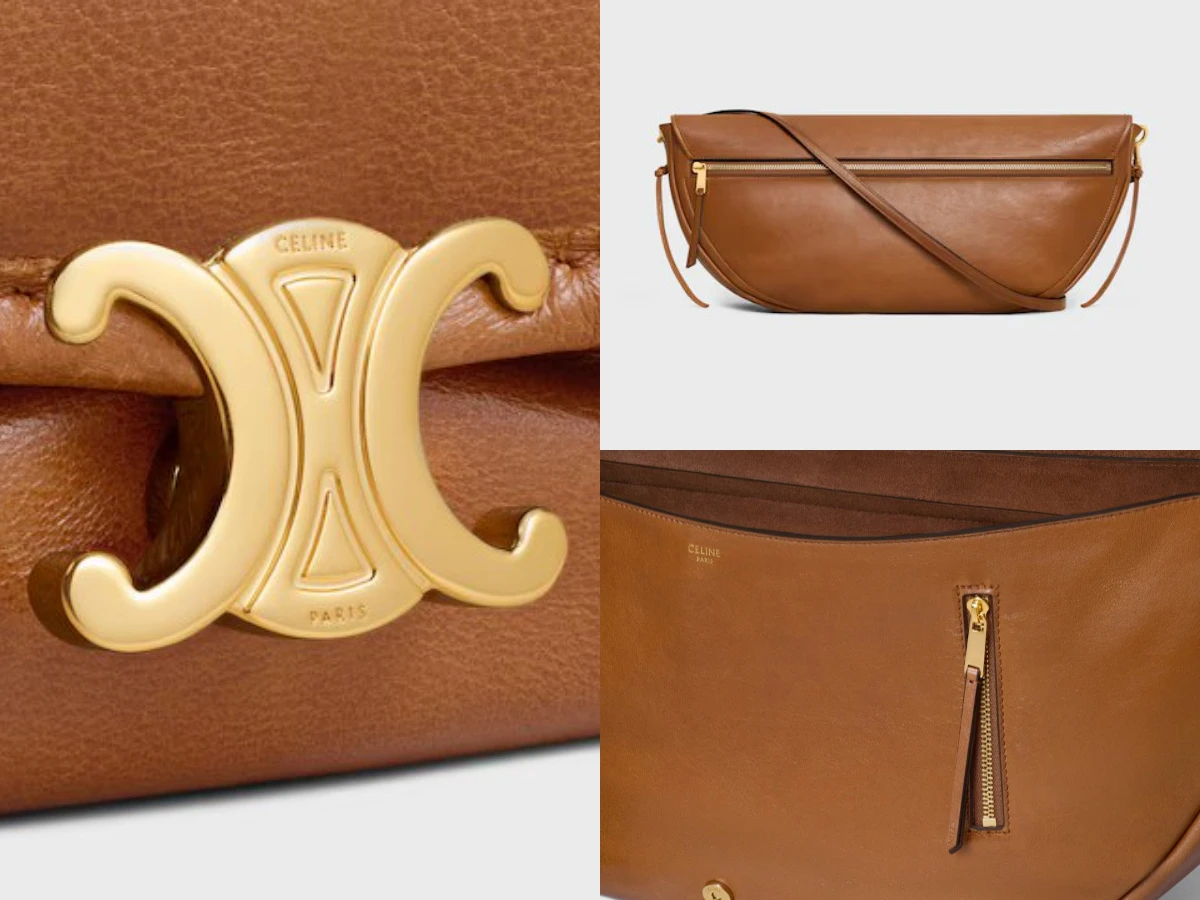 CELINE SOFT TRIOMPHE HALFMOON