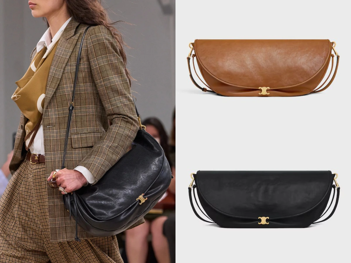 CELINE SOFT TRIOMPHE HALFMOON