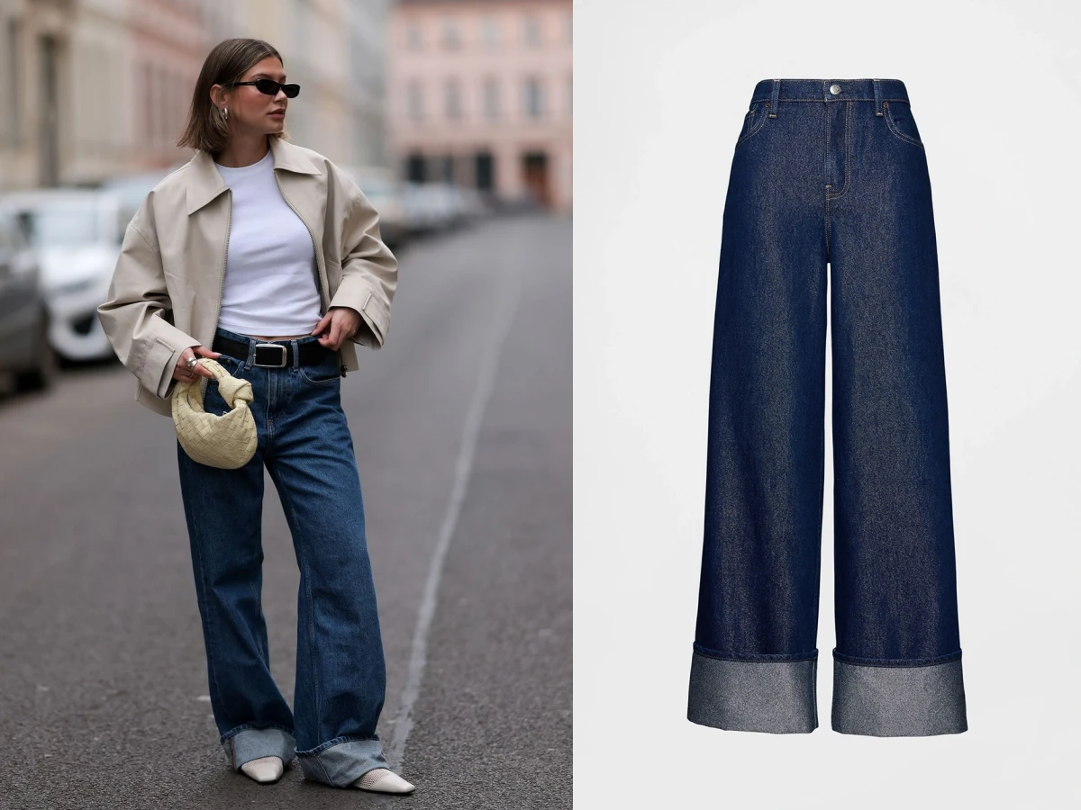 GAP「捲邊牛仔寬褲」爆紅，復古又顯瘦，黑五折扣比美國便宜！怪奇物語聯名也列入折扣