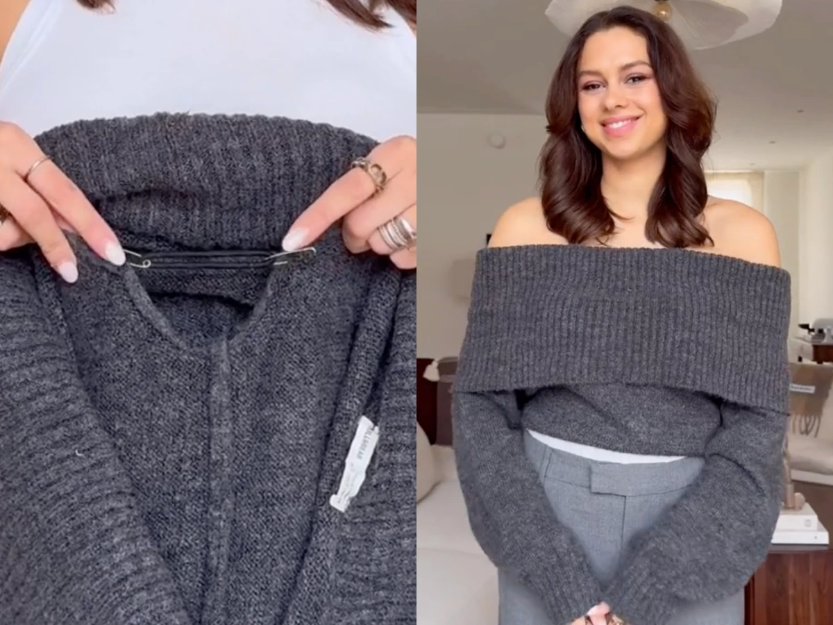 露肩上衣穿搭技巧