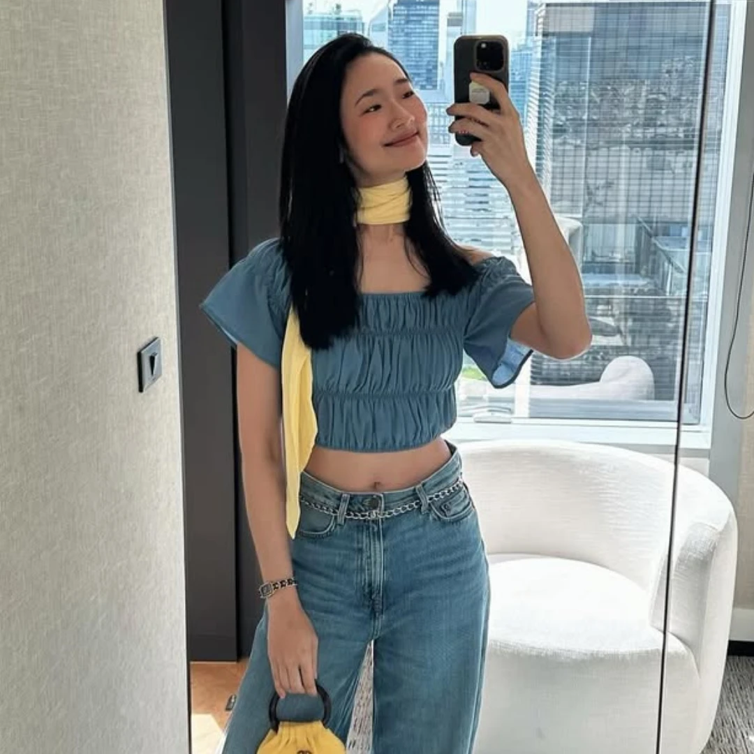 高智美人天花板、香奈兒泰國品牌大使！茱蒂蒙「好感穿搭」解析，用牛仔褲就能穿出高級感