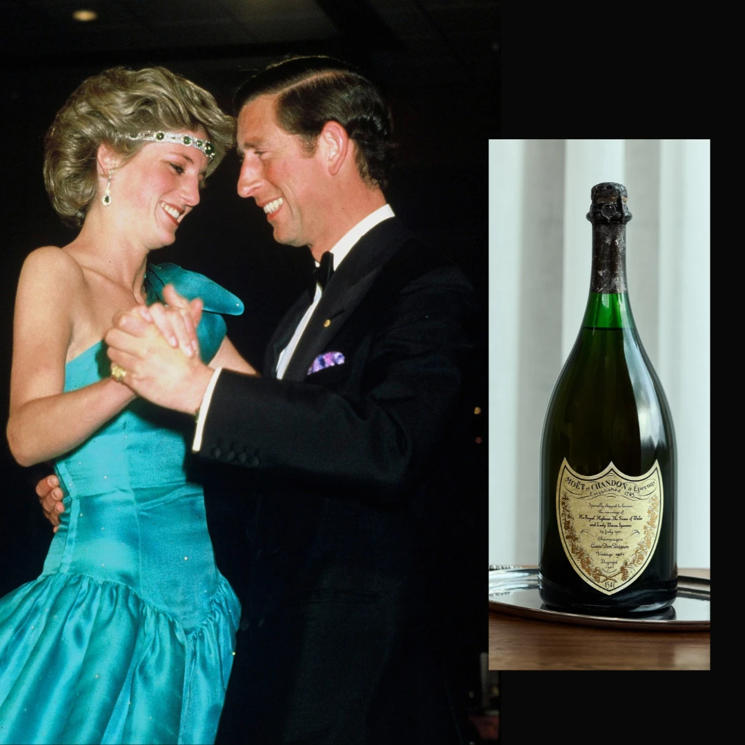 價值逼近台幣300萬！查爾斯與黛安娜王妃「婚禮香檳 」現身拍賣，全球藏家關注