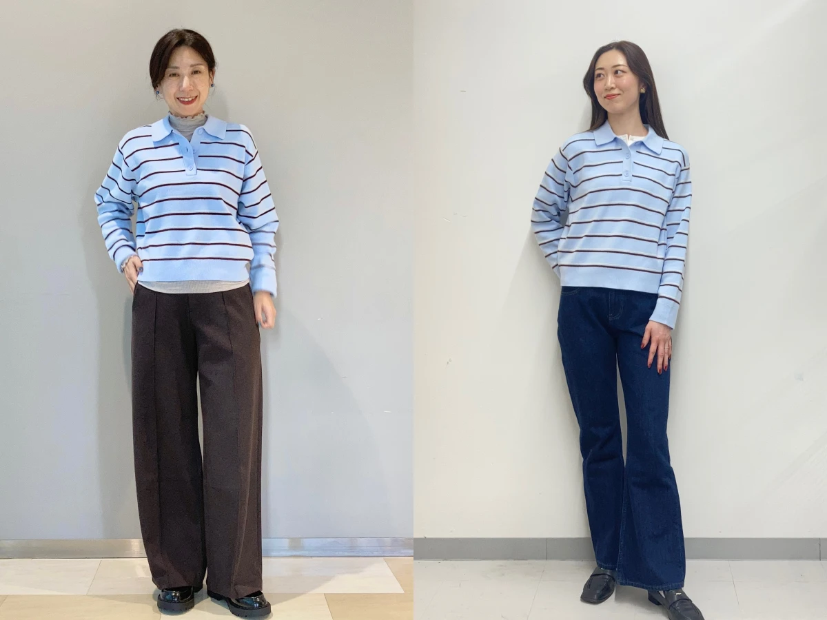 UNIQLO新品條紋POLO針織衫