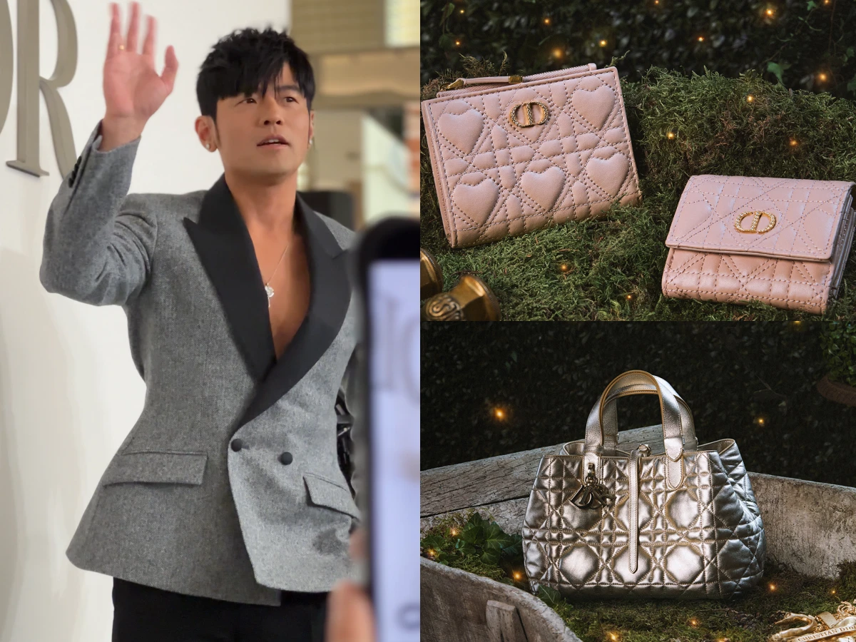 賈董、周董夢幻合體！賈永婕「DIOR外套穿搭」獲好評，親曝周杰倫臭臉原因