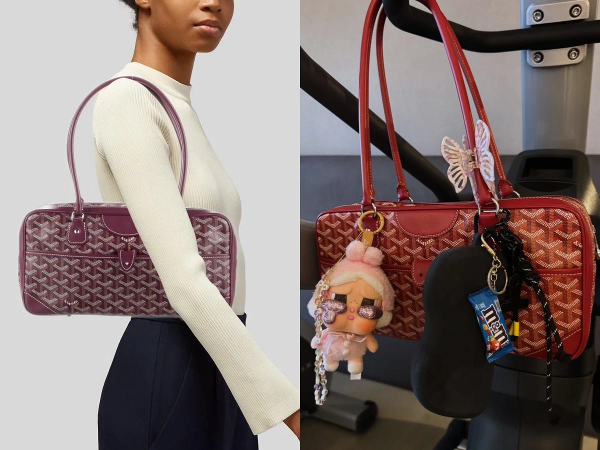 依依曬日本購入寶藏 Goyard絕版East-West包 藏肚又耐裝