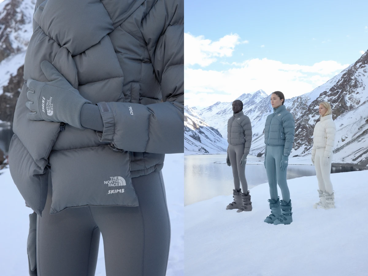 The North Face x SKIMS 冬季聯名系列亮點