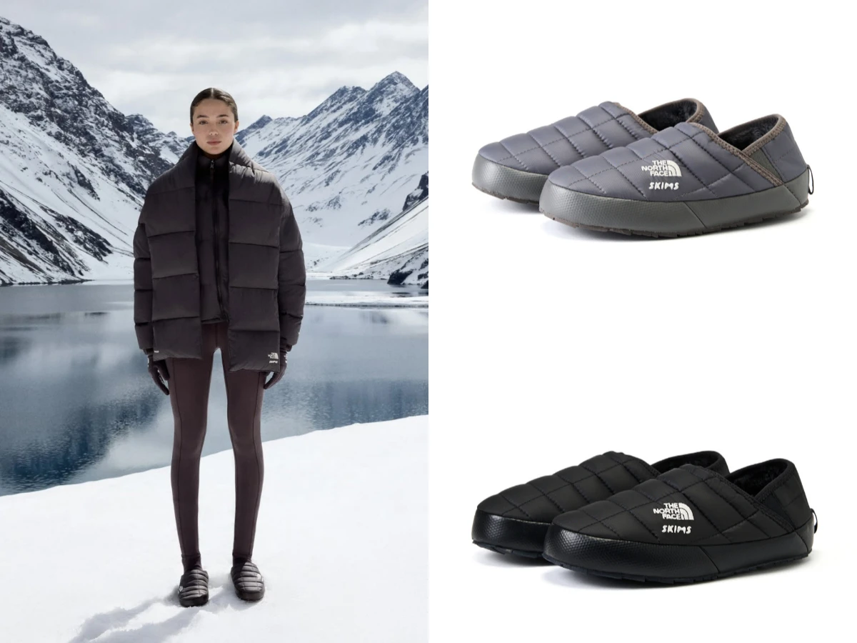 THE NORTH FACE X skims Nuptse 營地拖鞋，NT.3,880