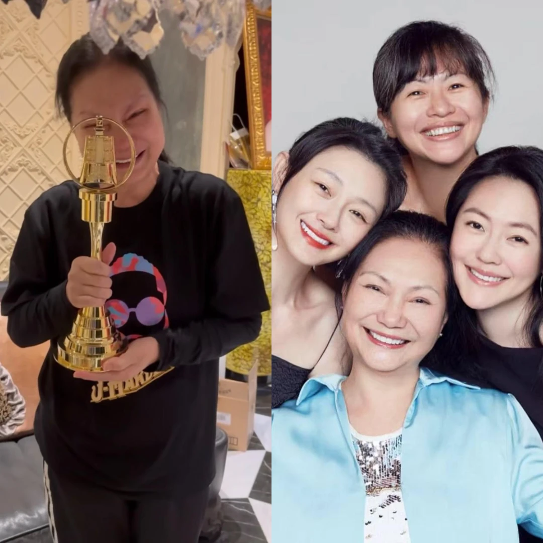 小S送金鐘獎座給S媽畫面曝光！感性吐：我會繼續前進，讓我媽以後笑著以我姐和我為榮