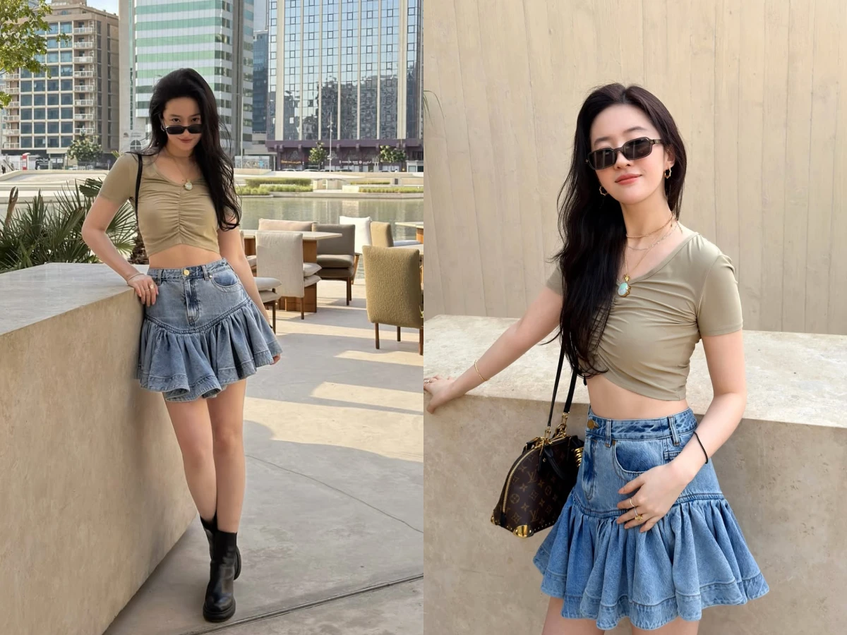 劉亦菲瘦了！杜拜旅遊顯瘦穿搭