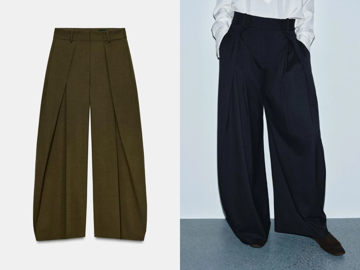 寬管打褶長褲 ZW COLLECTION，NT.2,490