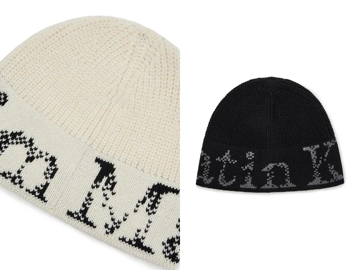 林襄同款：MATIN KIM 裂紋標誌針織漁夫帽，M+FG 高允貞同款推薦