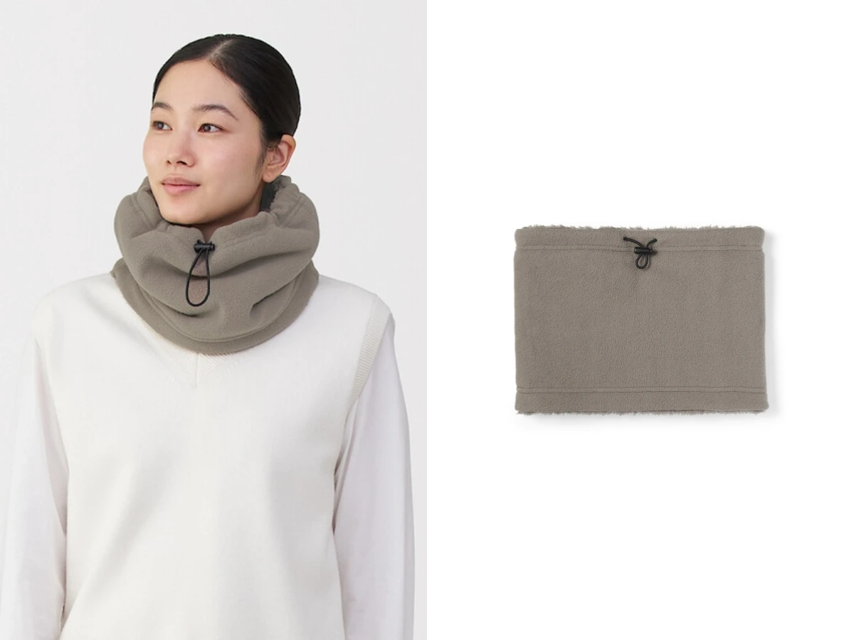 再生聚酯纖維內絨毛刷毛保暖領圍