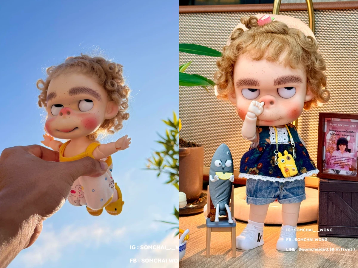 藍心湄改愛「MOODY GIRL」泰國設計師娃娃