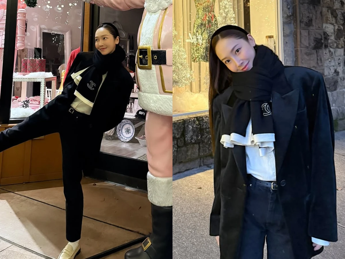 Jessica：香奈兒圍巾