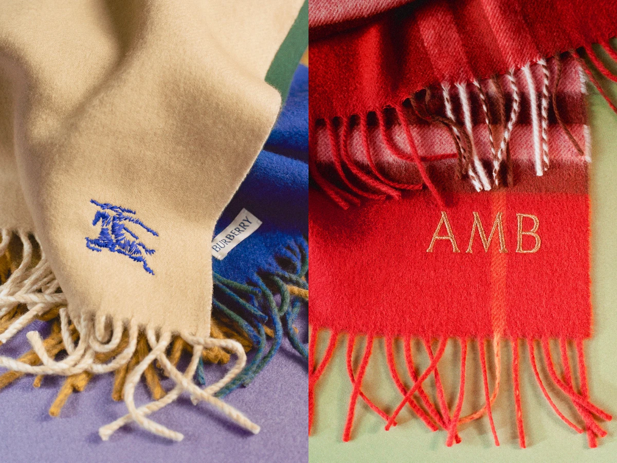 Burberry推出圍巾吧Scarf Bar