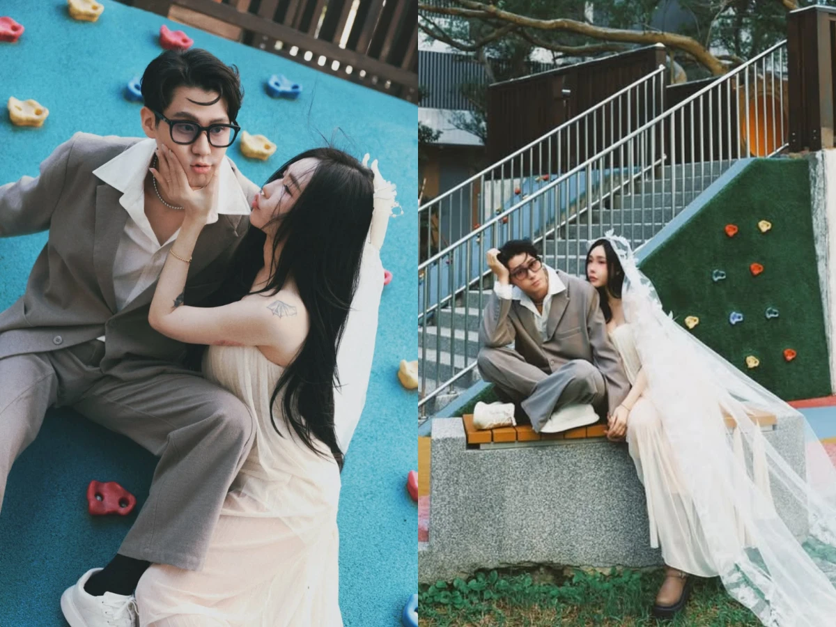 快訊／李玉璽、許允樂結婚了！「認愛不到1年」深情告白：我們一起變老