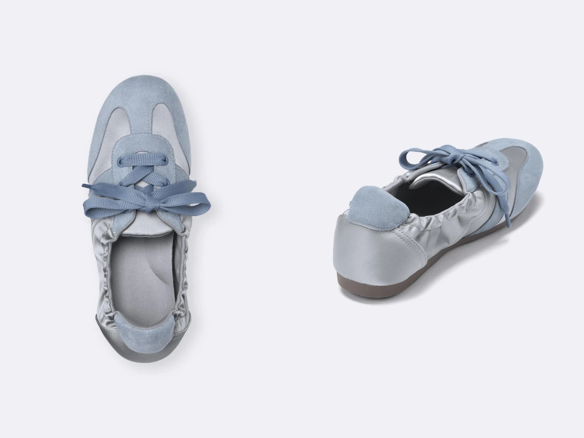 GU新品：抓褶芭蕾運動鞋細節