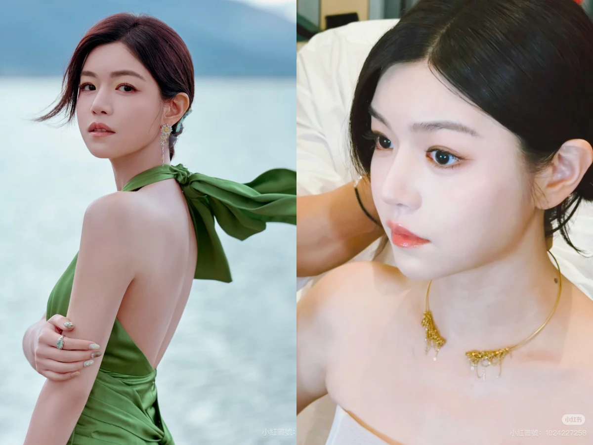 不用硬裝嫩！陳妍希私服親身示範：粉色、V 領這樣穿，真的會變年輕