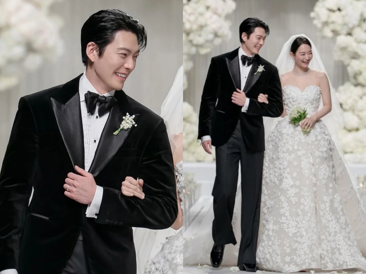 金宇彬、申敏兒結婚