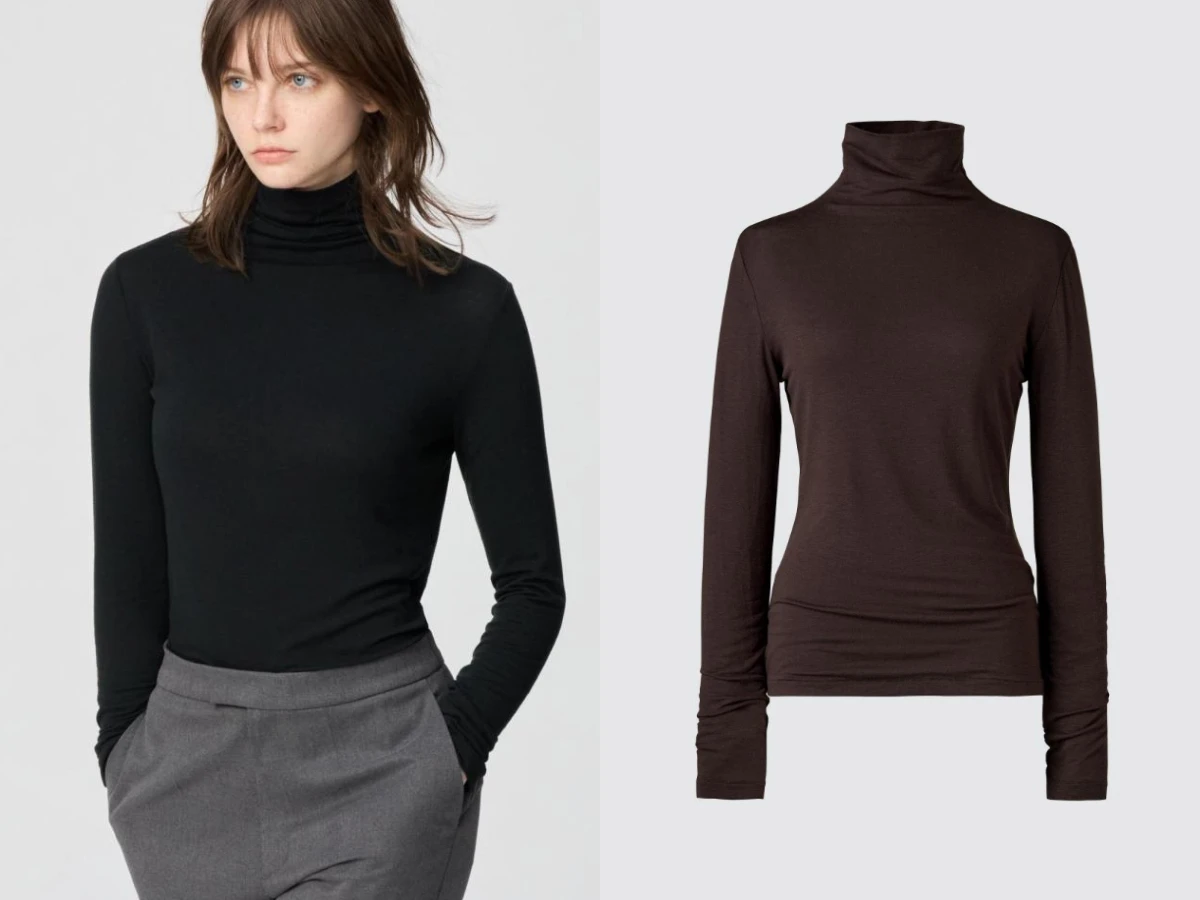 UNIQLO HEATTECH 極暖喀什米爾混紡高領 T 恤，NT.69