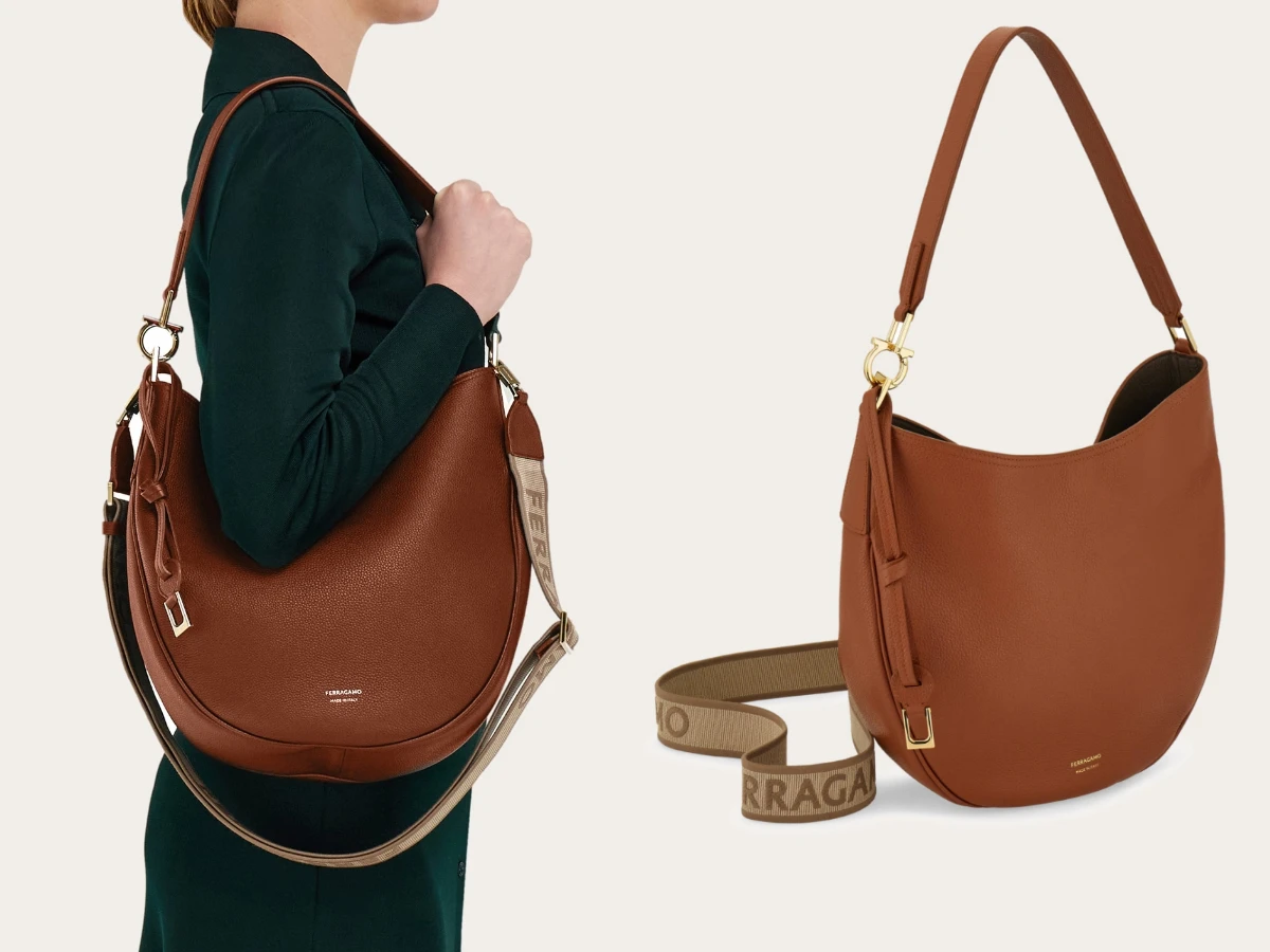 FERRAGAMO Hobo bag，US.2,200，約 NT.69,195