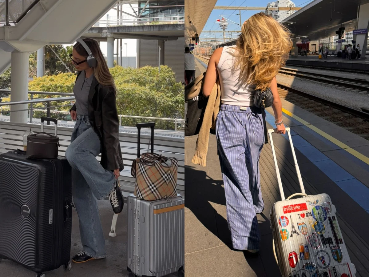 吸好運小技巧：跨年拖行李箱