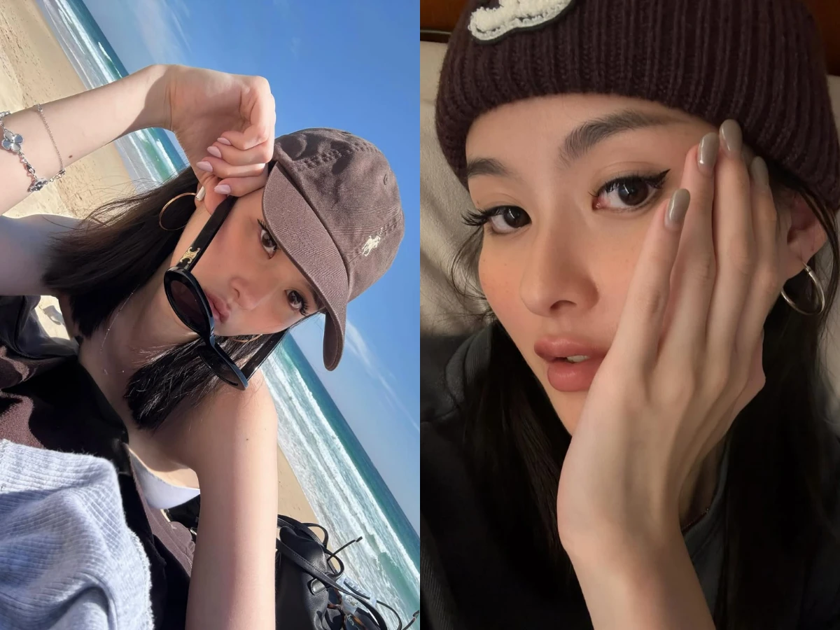 廖思惟咖啡色穿搭