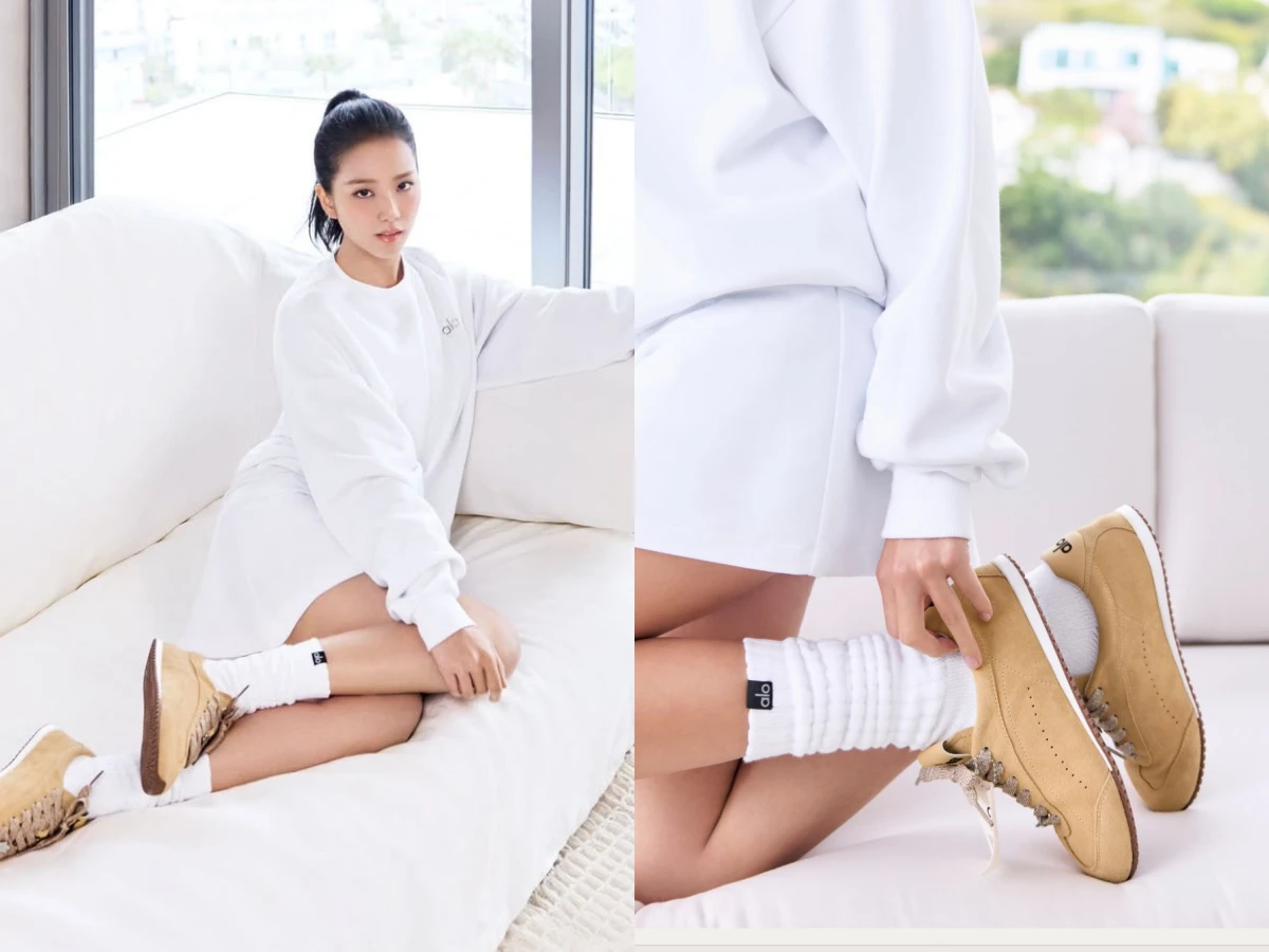 JISOO ALO 德訓鞋有新色！焦糖奶油色