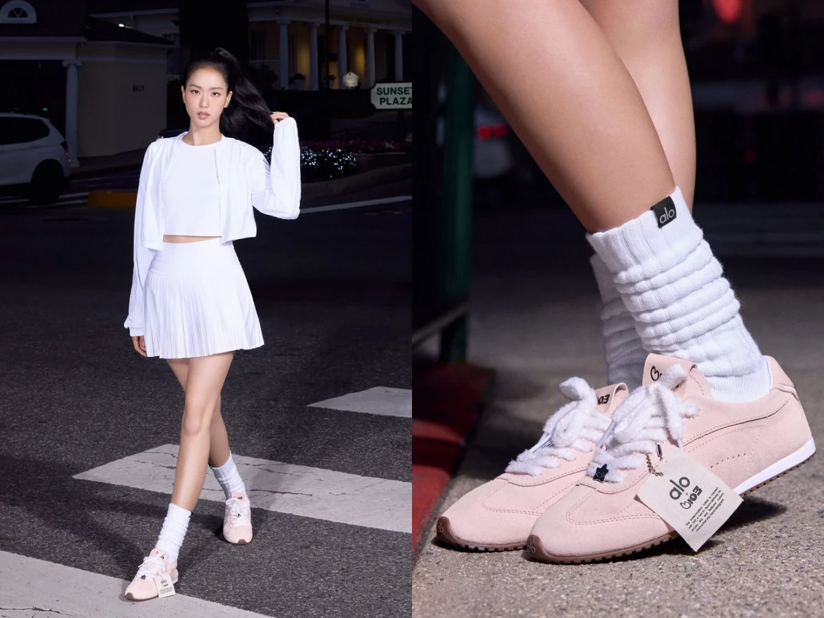 JISOO ALO 德訓鞋有新色！焦糖奶油色