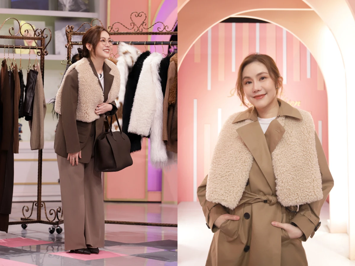 王宇婕毛毛穿搭