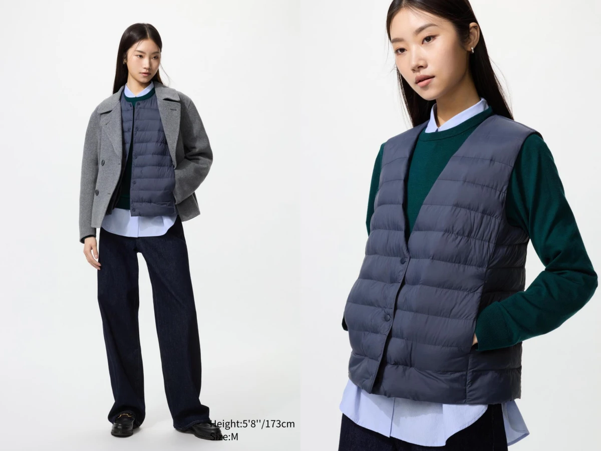 藍心湄一年四季內著都有件「涼感衣」？UNIQLO店員推薦羽絨背心穿內層更保暖