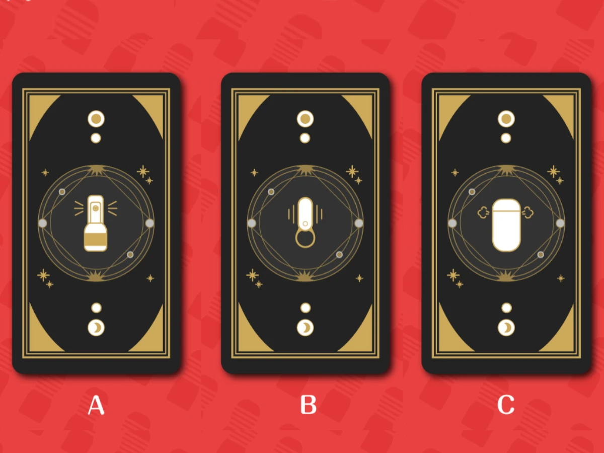 從下方三張圖中選出一張最有感覺的圖案，測出本月的「性福指數」！