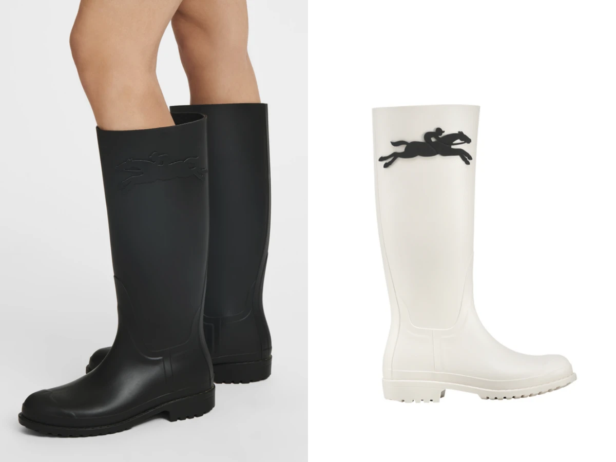 Longchamp 駿馬平底靴，NT.9,500