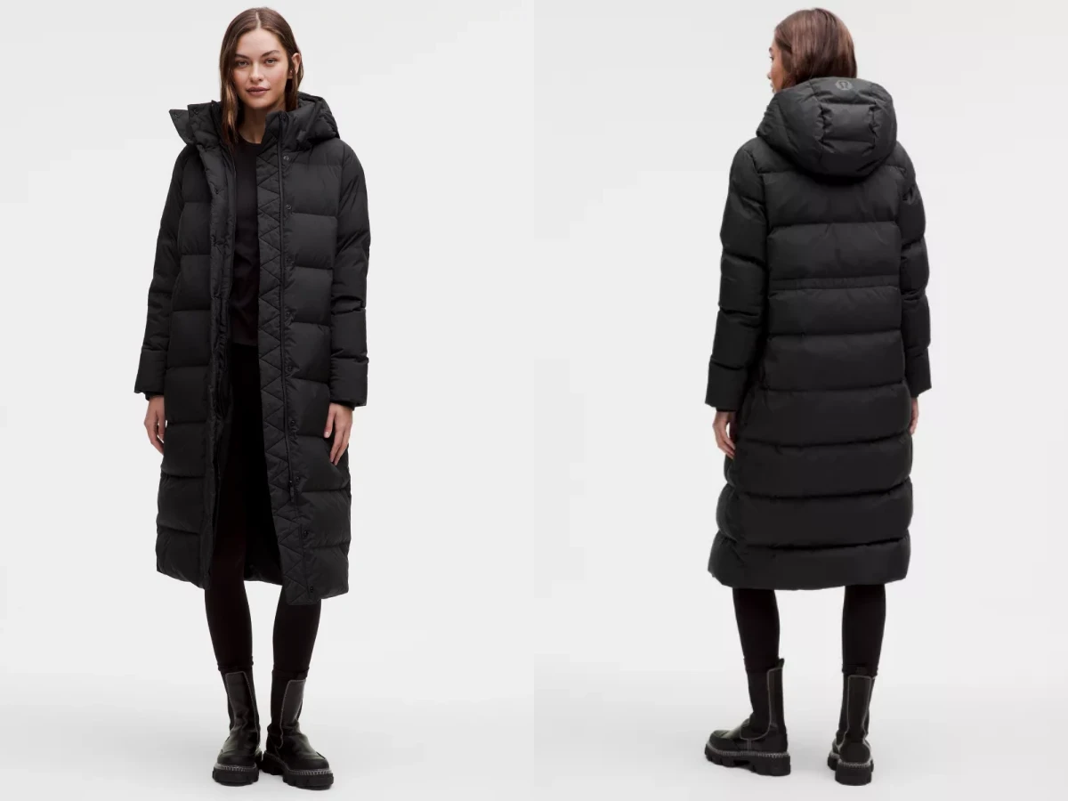 長版羽絨外套穿搭：女星愛全黑穿搭、長版羽絨外套推薦