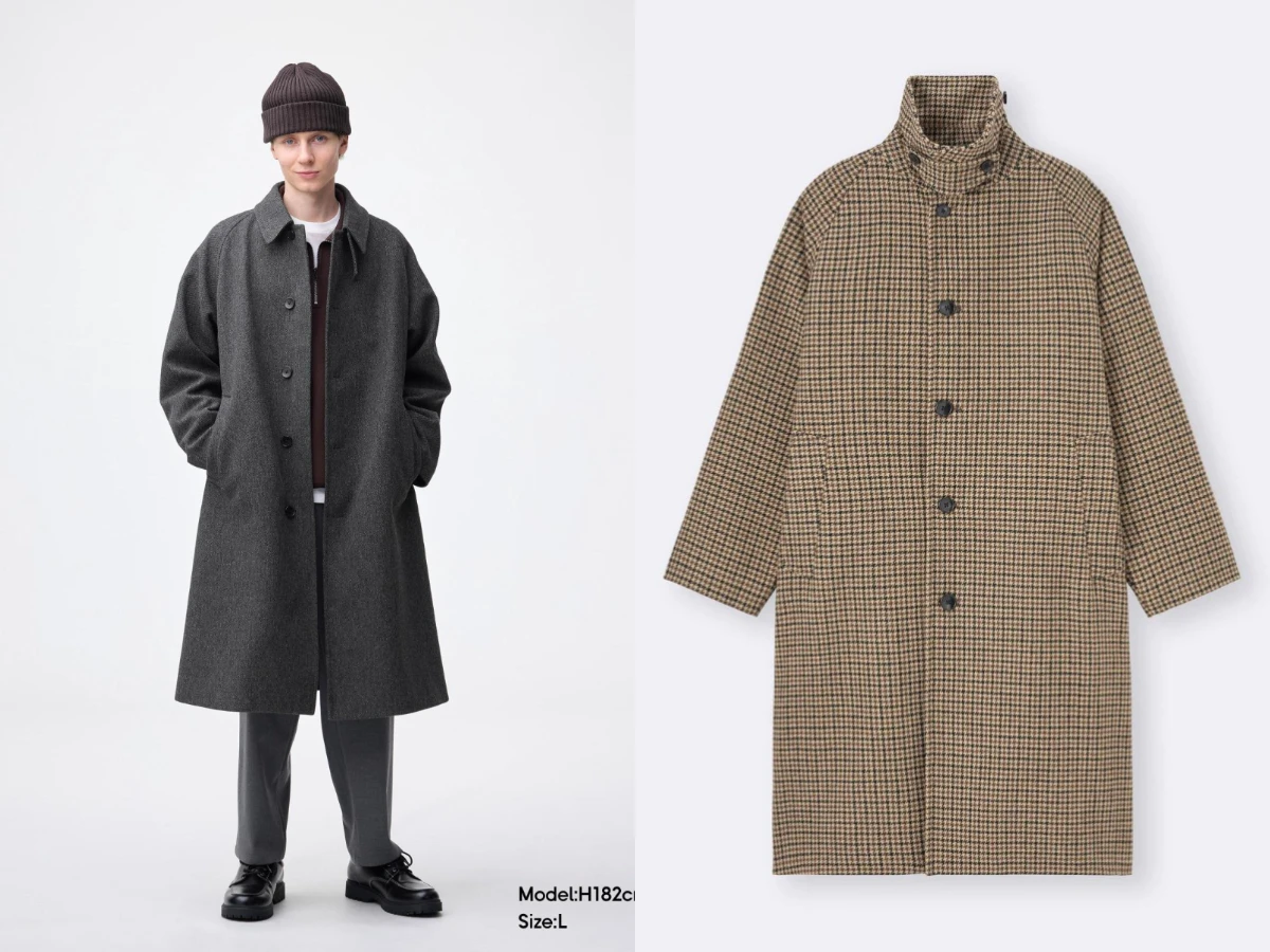 Cozy Melton 麥爾登立領大衣，特價 NT.1,490，原價 NT.1,990