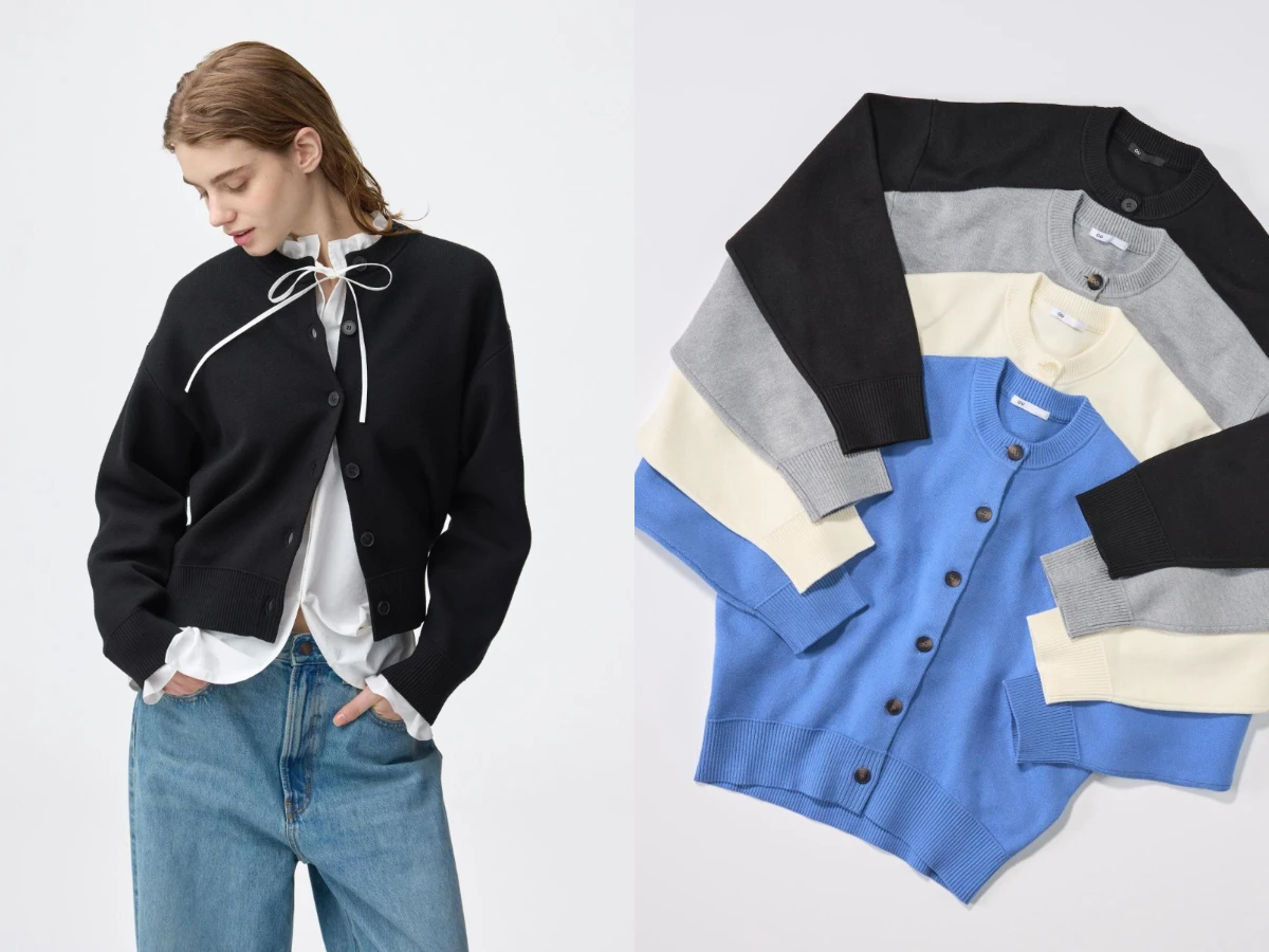 休閒風蝙蝠袖開襟外套，特價 NT.690，原價 NT.790