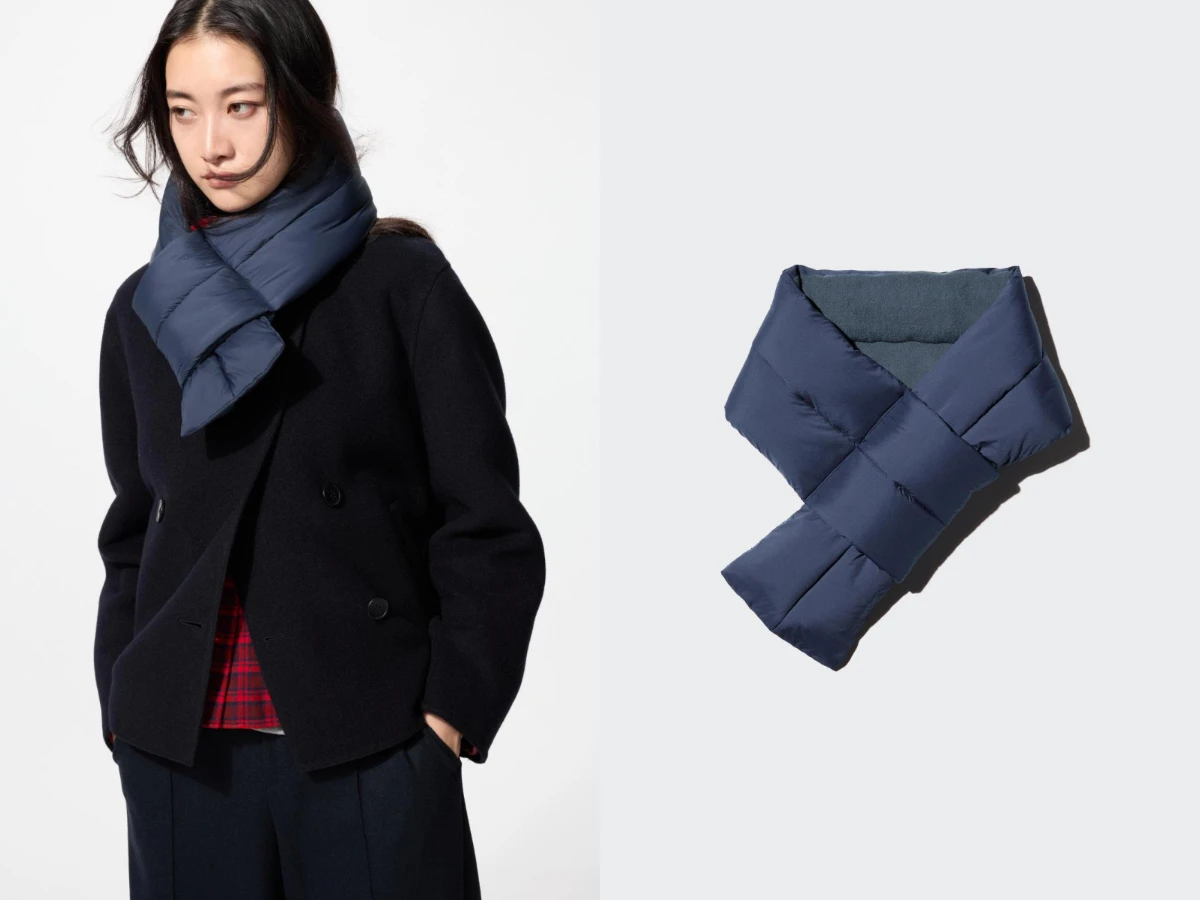 UNIQLO HEATTECH padded圍巾，NT.590